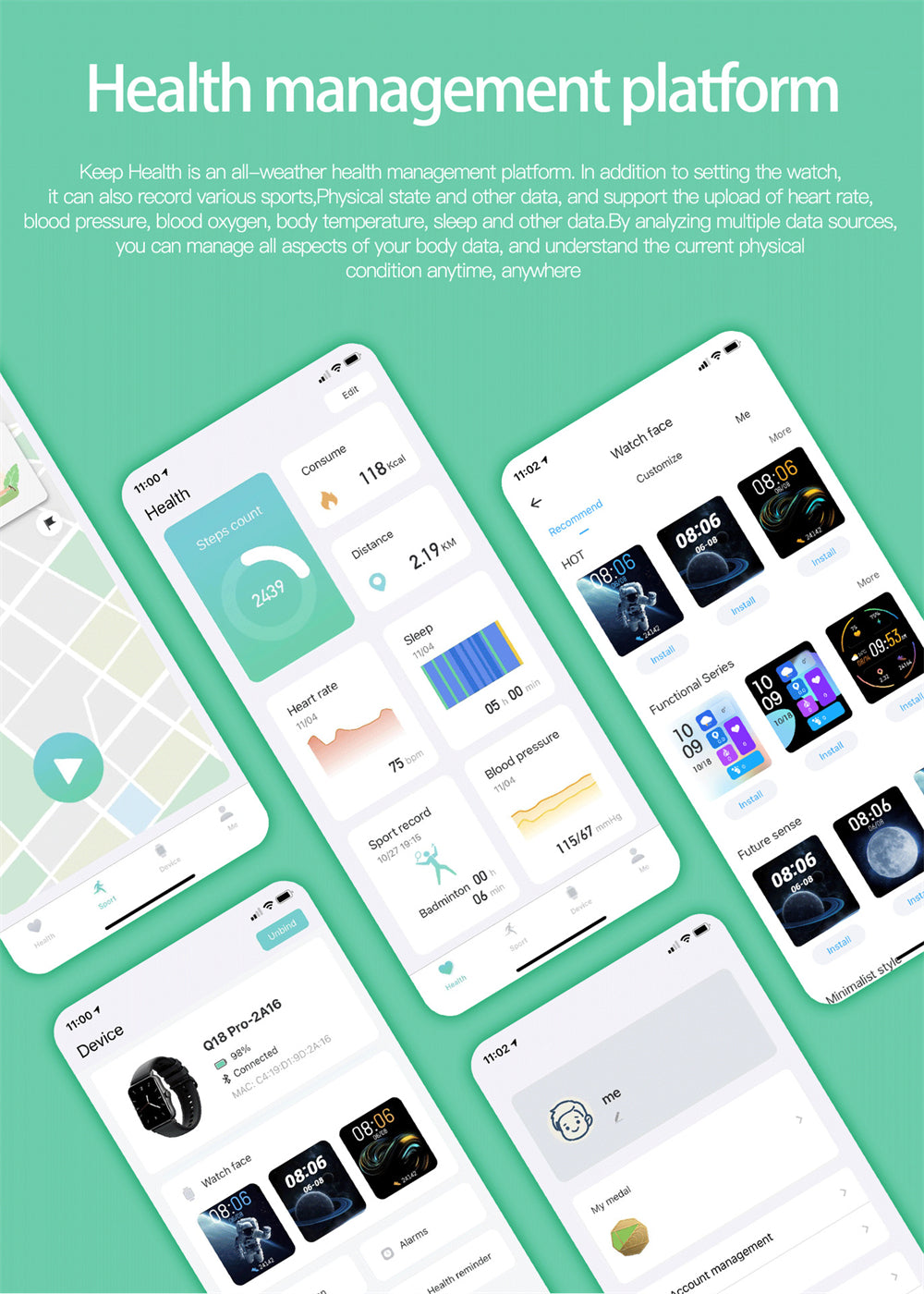 Vista Orion Smart watch